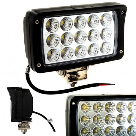 Pracovné svetlo 15led E9 45w 12v 24v 3400lm silná