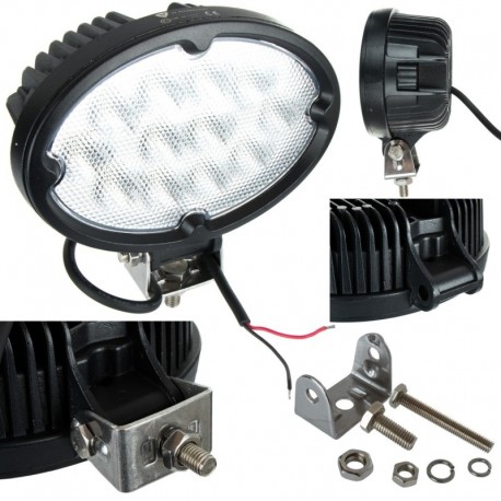 Pracovní světlo 12 Led 36w Oválné rozptýlené světlo