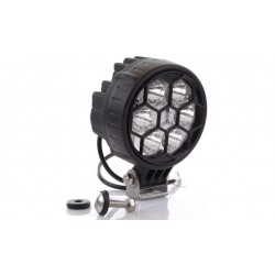 Pracovní světlo Led 12v 24v s mřížkou 1500lm kulatá Wesem