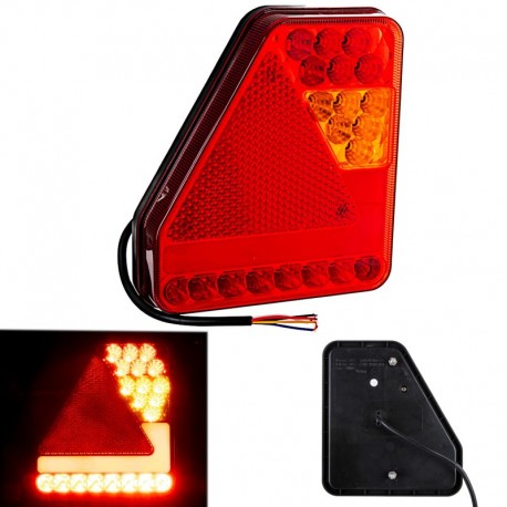 Led Glo-Trac 12v 24v zadní světlo vlevo