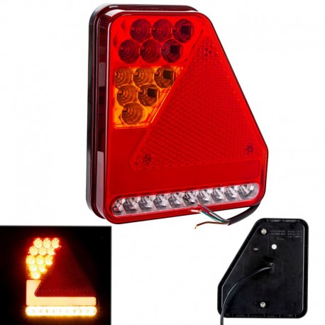 Zadní led Glo-Trac 12v 24v pravé světlo