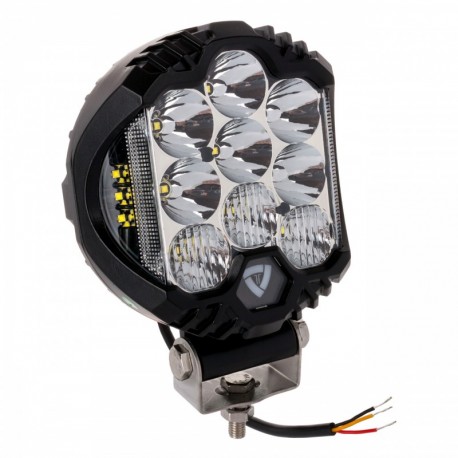 Pracovné svetlo 40 ľad 40w 12v 24v 3800lm s 40drl denným svetlom a bočným svetlom