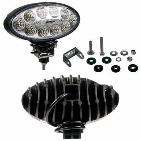 Led pracovní světlo 12v 24v oválná 4000lm
