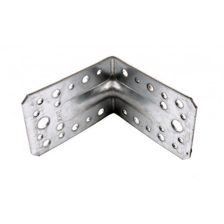 Spojovací uholník 90x90x65x2,5 s rebrovaním