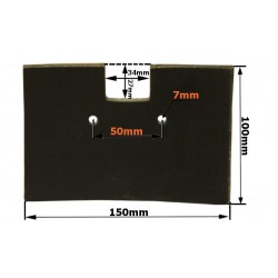 Reťazový dopravník Gumový rýľ 150x100x10mm