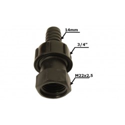 Konektor nosníka M22x2,5 Pripojovacia matica 3/4"