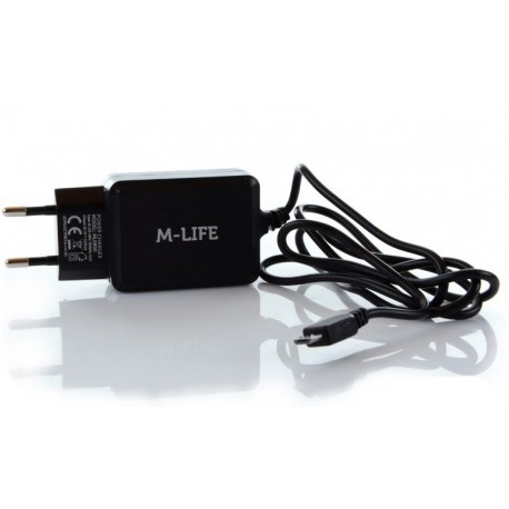 Sieťová nabíjačka M-Life Microusb 2100mA
