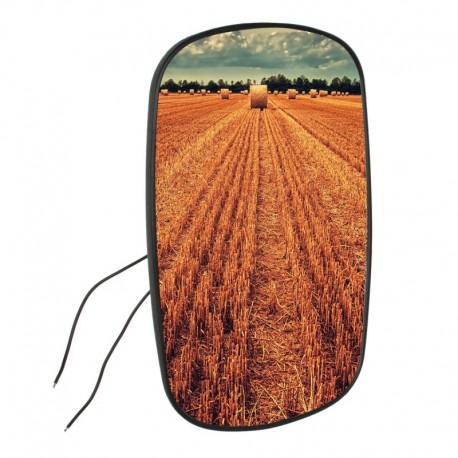 Vyhřívané univerzální zrcátko s knoflíkem 264x158mm Ursus Zetor Fendt Massey Ferguso