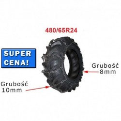 Protiskluzový řetěz 480/65r24 1ks.