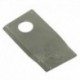 Rotačný žací nôž ľavý 98x48x3 Fi 19mm Krone 151386 151386.0 4189400001 Kt4189400001 Tf-71