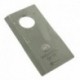 Rotační žací nůž pravý 100x48x4 Fi 21 mm Pöttinger 434978 434974