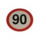 Nálepka omezení rychlosti 90km/H Fi 200mm