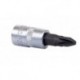 Nástrčný kľúč 1/4" Pz 2 Crv oceľ