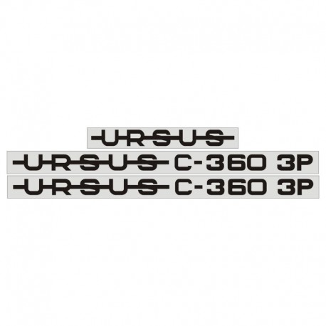 Obtisky Ursus C-360 3p Kompletní