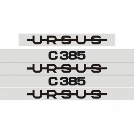 Ursus C-385 nálepky Velká sada