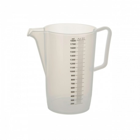 Odměrka s rukojetí 1800ml Pevná