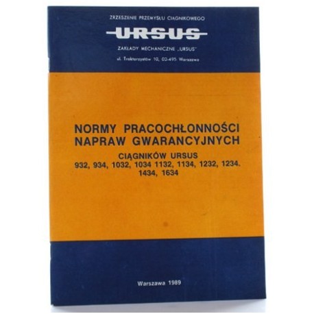 Opravy pracovních norem 932 1132 1134 1232