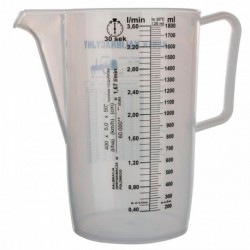 Kalibračný téglik Rozprašovacia odmerka 1800 ml