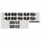 Nálepky Ursus 3512 Kpl.