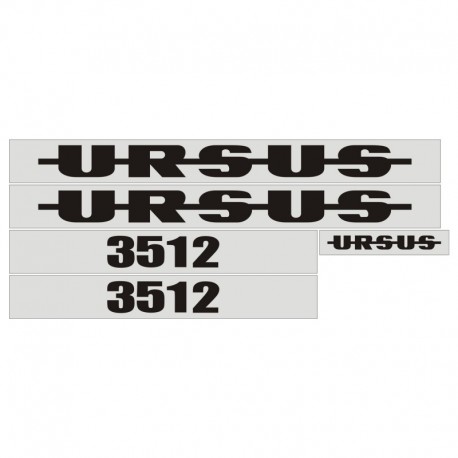 Nálepky Ursus 3512 Kpl.