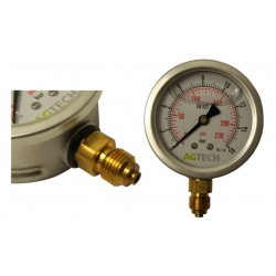 Manometer Fi 63 Bsp 1/4" Down Range 0-16 Bar Agtech