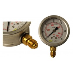 Manometer Fi 63 Bsp 1/4" Spodný rozsah 0-60 Bar Agtech