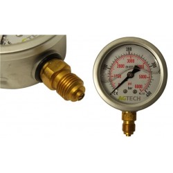 Manometer Fi 63 Bsp 1/4" spodný Rozsah 0-400 Bar Agt