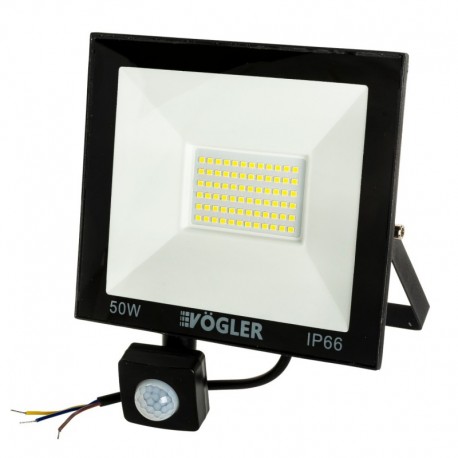 Halogénové svetlomety s LED svietidlom 50 W so senzorom pohybu 4500 lm IP66
