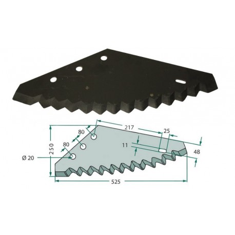 Nůž pro podavač RMH Metal-Fach Alima Bvl 70-230 79723