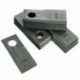 Žací Nôž disk pravý 100x39x3 Fi 19mm 25ks. Sipma 5802909550