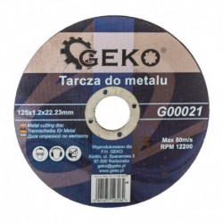 Kovový rezný kotúč 125x1,2mm 1ks Geko
