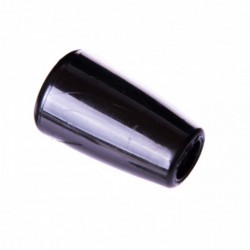 Gombík tyče Predĺžený kužeľ 42mm Závit M10 čierny