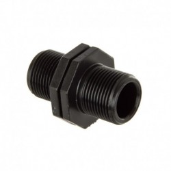 Vsuvka Plastový konektor Gz. 3/4" / Gz. 3/4" Arag