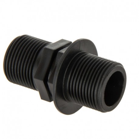 Vsuvka Plastový konektor Gz. 3/4" / Gz. 3/4"
