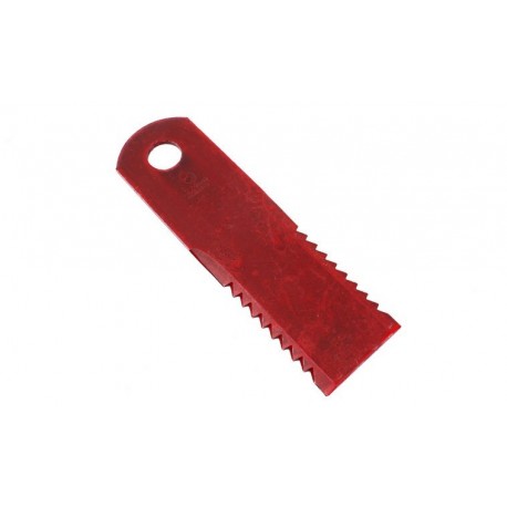 Ozubený nůž pro sklízecí mlátičku Claas 172x50x3mm Fi 18mm Rs51123