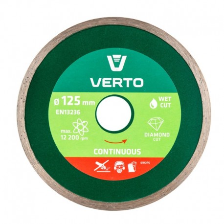 Diamantový kotouč 125mm X 22,2mm Full Verto 61h2p5