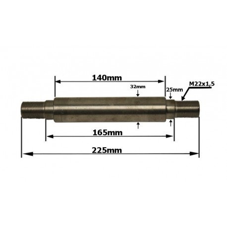 hridel kola kultivátoru dlouhá 32x225 M22x1,5 1417040073