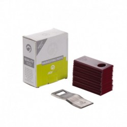 Nůž Rotační sekačka Nůž Famarol Samasz 96x40x3mm Fi 19mm 25ks. 5036010450 Agv