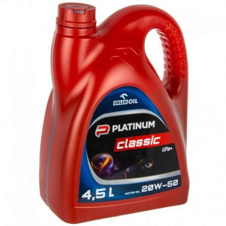 Olej Platinum Classic Life + 20w50 4,5l