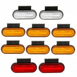 Neonové led obrysové světlo 10ks sada 12v 24v