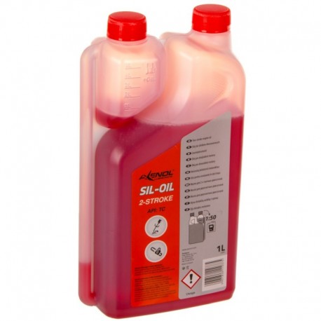 Olej 2t Semisyntetický Sil-Oil 1l Červený Dvoutaktní