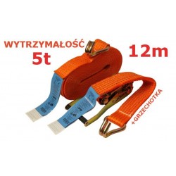 remeň Transportný 12m 5t 50mm So Zaisťovačom