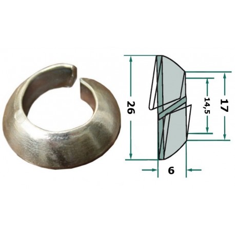 Podložka pod koleso 14,5 mm