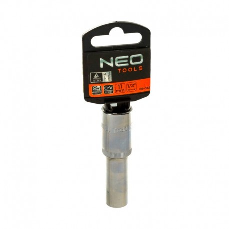 Šestihranná zásuvka dlouhá 1/2" 11mm Superlock Neo 08-052