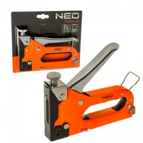 Sešívačka na čalounění Neo 4-14 mm ocelové sponky J
