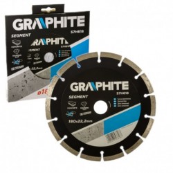 Segmentový diamantový kotouč 180mm X 22,2mm betonová cihla keramický grafitový
