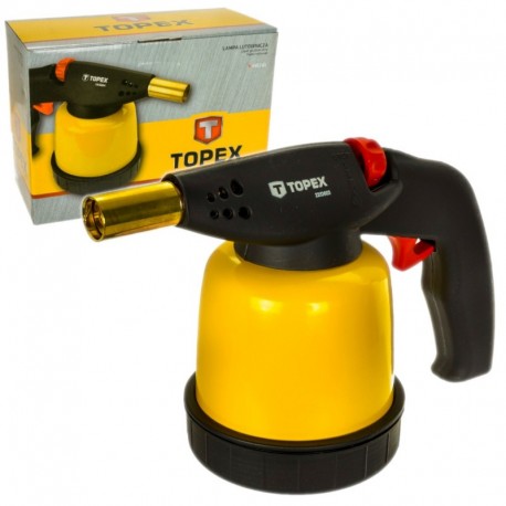 Plynová pájecí lampa s kartuší Piezoelektrické zapalování Topex 44e141 190g