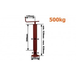 Nastavitelná podpěra 500-810mm 500kg Simol