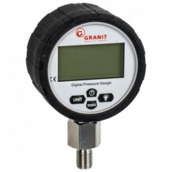 Digitálny manometer 0-700bar 80mm 1/4" Bsp IP 65 Granit