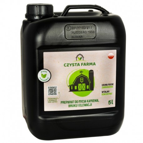 Bio čistiaci prípravok na kamenné fasády 5l Czysta Farma